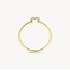 Blush Blush Ring 1277YZI/54 14k Geelgoud met Meerdere Zirkonia's Maat 54