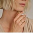 Blush Blush Ring 1277YZI/54 14k Geelgoud met Meerdere Zirkonia's Maat 54
