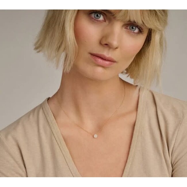 Blush Blush Collier 3195YZI 14k Geelgoud Druppel met Zirkonia 42cm