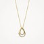 Blush Blush Collier 3195YZI 14k Geelgoud Druppel met Zirkonia 42cm