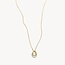 Blush Blush Collier 3195YZI 14k Geelgoud Druppel met Zirkonia 42cm
