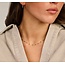 Blush Blush Collier 3162YRG 14k Geelgoud met Groene Bolletjes 42cm