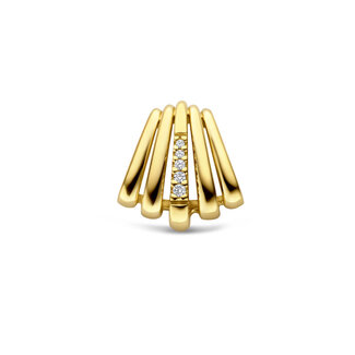 The House Of Blinckers THOB Hanger 40.35351 14k Geelgoud met 0.035crt H SI Diamant 14.5 x 13.5mm