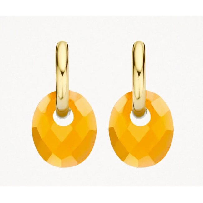 Blush Blush Oorbedels 800CITM Klein Citrien Klein Ovaal 10mm x 12mm