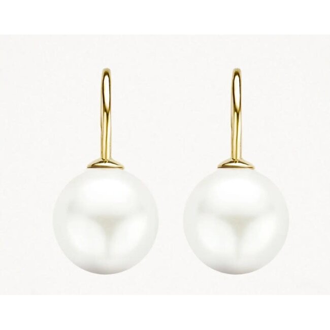 Blush Blush Oorbellen 7049YPW 14k Geelgoud met Parel Hollandse Haak