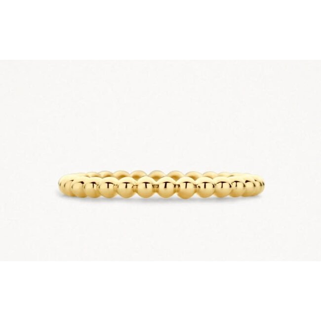 Blush Blush Ring 1105YGO/54 14k Geelgoud Bolletjes Maat 54