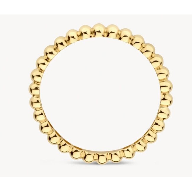 Blush Blush Ring 1105YGO/54 14k Geelgoud Bolletjes Maat 54