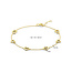 The House Of Blinckers THOB Armband 40.31022  6 Hartjes 14k Geelgoud 6,5mm 16,5-18,5cm