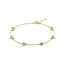 The House Of Blinckers THOB Armband 40.31022  6 Hartjes 14k Geelgoud 6,5mm 16,5-18,5cm
