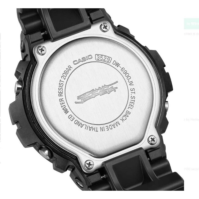 Casio G-Shock Casio G-Shock Horloge DW-6900JV-1ER Kunsthars Wijzerplaat Quartz en Kunsthars Horlogebandand 50mm Waterdichtheid 20m Joshua Vides Special Edition