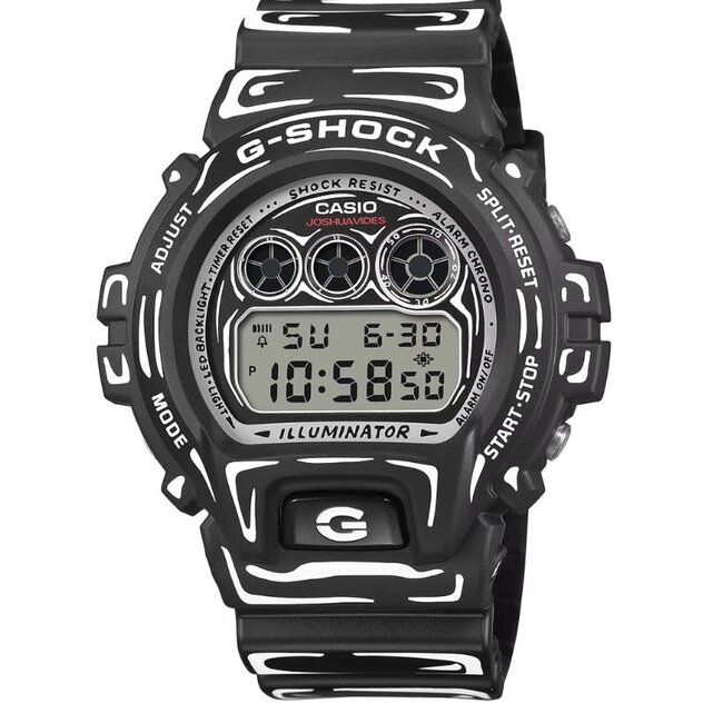 Casio G-Shock Casio G-Shock Horloge DW-6900JV-1ER Kunsthars Wijzerplaat Quartz en Kunsthars Horlogebandand 50mm Waterdichtheid 20m Joshua Vides Special Edition