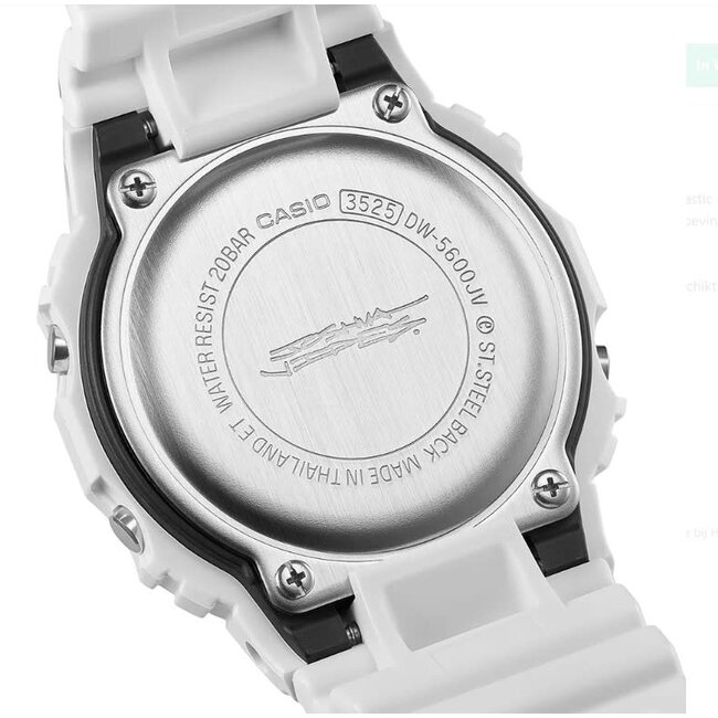 Casio G-Shock Casio G-Shock Horloge DW-5600JV-7ER Bio-Plastic Wijzerplaat 42.8mm Quartz en Bio-Plastic Horlogeband 50mm Waterdichtheid 20m Joshua Vides Special Edition