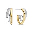 Ti Sento Milano Ti Sento Oorbellen 78068ZY Zilver met 14k Geelgouden Plating