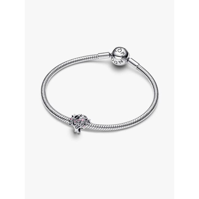 Pandora Pandora Bedel 794486C01 Zilver Familieboom met Roze Zirkonia