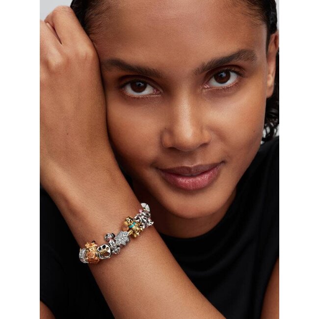 Pandora Pandora Bedel 764468C01 Zilver met 14k Geelgouden Plating Disney Lady