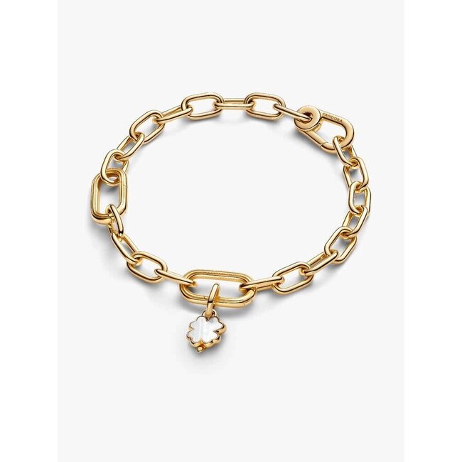 Pandora Pandora Bedel 764564C01 Zilver met 14k Geelgouden Plating Klaver