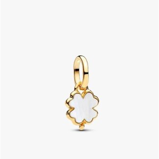 Pandora Pandora Bedel 764564C01 Zilver met 14k Geelgouden Plating Klaver