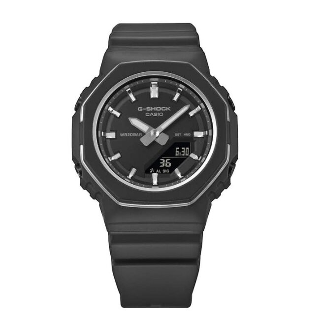 Casio G-Shock Casio G-Shock Horloge  GMA-P2110-1AER Staal Wijzerplaat 40mm met Kunststofband Waterdichtheid 20m