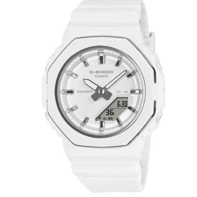 Casio G-Shock Casio G-Shock Horloge GMA-P2110-7AER Staal Wijzerplaat 40mm met Kunststofband Waterdichtheid 20m