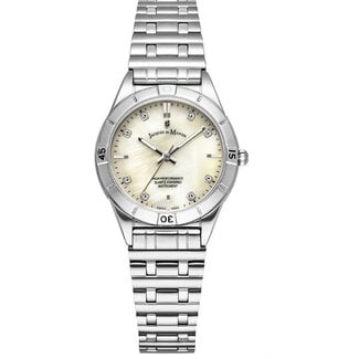 Jacques du Manoir Jacques du Manoir Horloge JWL05901 Staal Quartz Leonie Parelmoer Wijzerplaat 29mm