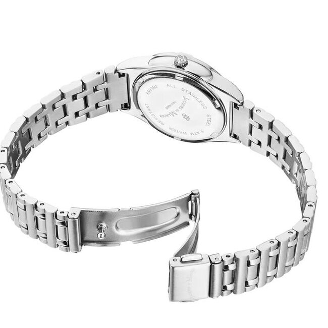 Jacques du Manoir Jacques du Manoir Horloge JWL05901 Staal Quartz Leonie Parelmoer Wijzerplaat 29mm