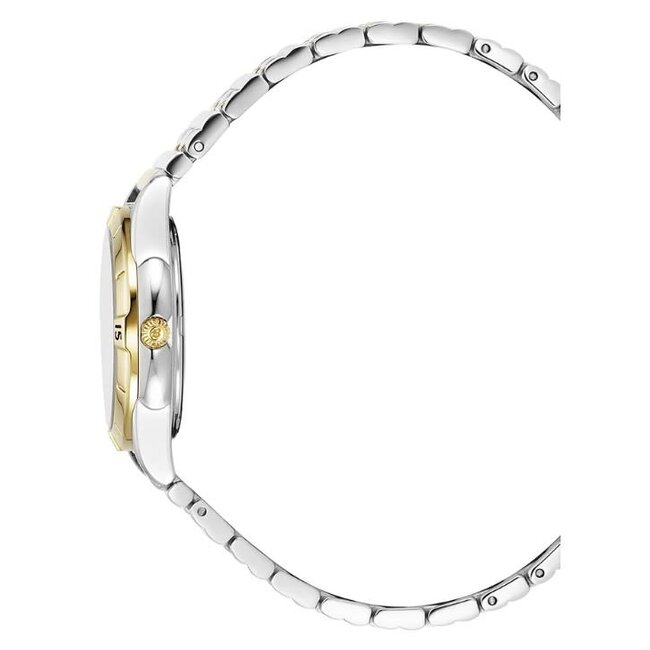 Jacques du Manoir Jacques du Manoir Horloge JWL05903 Staal Bi Color Quartz Leonie Parelmoer Wijzerplaat 29mm