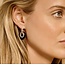 Blush Blush Oorbedels 810BONO Medium Zwart Onyx 13mm x 20mm