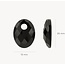 Blush Blush Oorbedels 810BONO Medium Zwart Onyx 13mm x 20mm