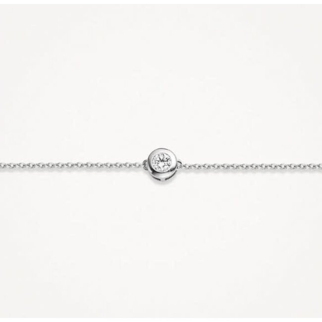Blush 2167WZI Armband 14 krt witgoud met zirkonia