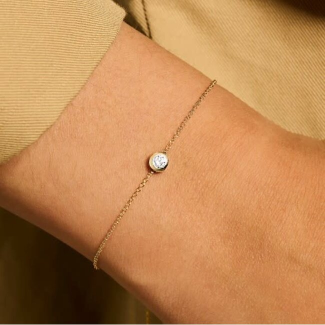 Blush 2167YZI Armband 14 krt geelgoud met zirkonia