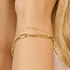 Blush Blush Armband 2179YGO 14k Geelgoud met Closed Forever Elementen 18.5cm