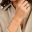 Blush Blush Armband 2200YZI 14k Geelgoud met cirkels vol met gezette zirkonia's lengte 18 cm