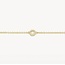Blush Blush Armband 2200YZI 14k Geelgoud met cirkels vol met gezette zirkonia's lengte 18 cm