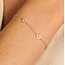 Blush Blush Armband 2211YZI 14k Geelgoud met Zirkonia Hartjes