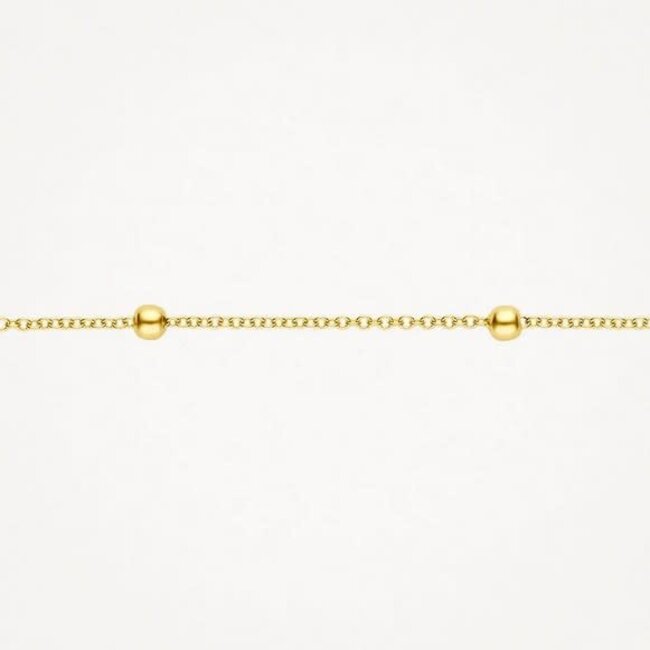 Blush Blush Armband 2224YGO 14k Geelgoud met bolletjes 18,5cm