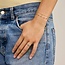 Blush Blush Armband 2226YRB 14K Geelgoud met Blauw Resin 16,5 - 18,5cm