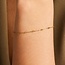 Blush Blush Armband 2226YRC 14k Geelgoud met Oranje Resin 16.5 - 18.5cm