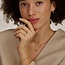 Blush Blush Armband 2226YRG 14K Geelgoud met Groene Resin 16,5 - 18,5cm