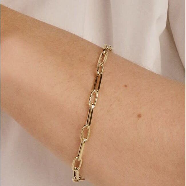 Blush Blush Armband 2229YGO 14k Geelgoud Forever closed Schakel 18.5cm
