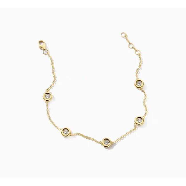 Blush Blush Armband LG2003Y 14k Geelgoud met 0,55crt H SI Briljant geslepen Lab Grown Diamant 18cm