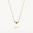 Blush Blush Collier 3062YGO 14k Geelgoud met Hart Hanger 42cm