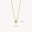 Blush Blush Collier 3113YDI 14k Geelgoud 0,03crt G SI Briljant geslepen Diamant 42cm