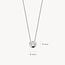 Blush Blush Collier 3114WDI 14k Witgoud 0,06crt G SI Briljant geslepen Diamant 42cm