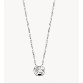 Blush Blush Collier 3114WDI 14k Witgoud 0,06crt G SI Briljant geslepen Diamant 42cm