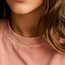 Blush Blush Collier 3125YZI 14k Geelgoud met Circle Hanger gezet met Zirkonia 42cm