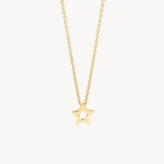 Blush Blush Collier 3151YGO 14k Geelgoud met Ster Hanger 42cm