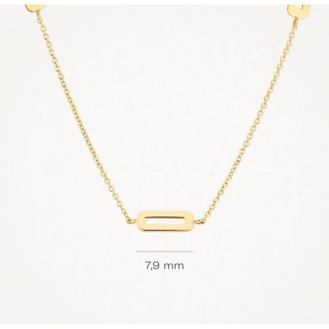 Blush Blush Collier 3156YGO 14kr Geelgoud Ketting 42cm