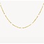 Blush Blush Collier 3162YRM 14k Geelgoud met Witte Bolletjes 42cm