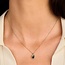 Blush Blush Collier 3169YBQ 14K Geelgoud met Zwarte Parelmoer Bergkristal