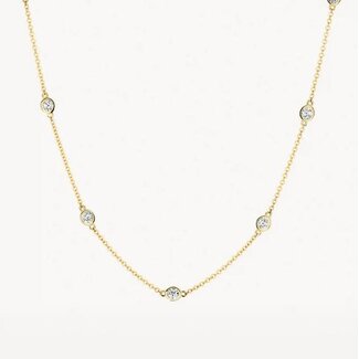 Blush Blush Collier 3172YZI 14k geelgoud met Zirkonia 42cm
